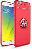 HHF tel?fono Accesorios para OPPO R9S Plus, Funda Antideslizante a Prueba de Golpes TPU Slim Protection con Soporte para Anillo de Dedo Giratorio de 360 ??Grados (Color : Rojo) HHF tel?fono Accesorios para OPPO R9S Plus, Funda Antideslizante a Prueba de Golpes TPU Slim Protection con Soporte para Anillo de Dedo Giratorio de 360 ??Grados (Color : Rojo)