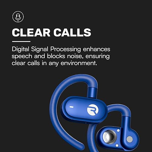 Miniatura 6 de Raycon Auriculares abiertos de fitness Auriculares Bluetooth inalámbricos de oreja abierta, diseño de gancho, IPX5 resistente al agua, 40 horas de