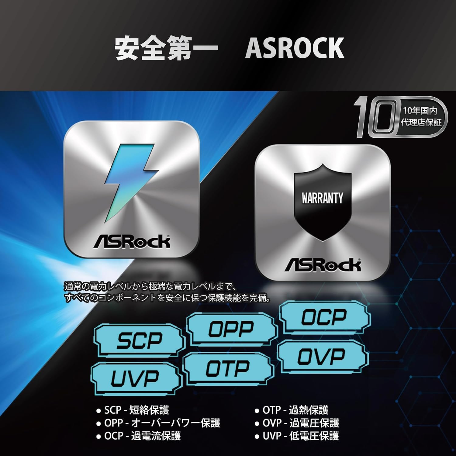 Amazon | ASRockSteel Legend 次世代GPU対応PC電源ユニット1000WPCIe5