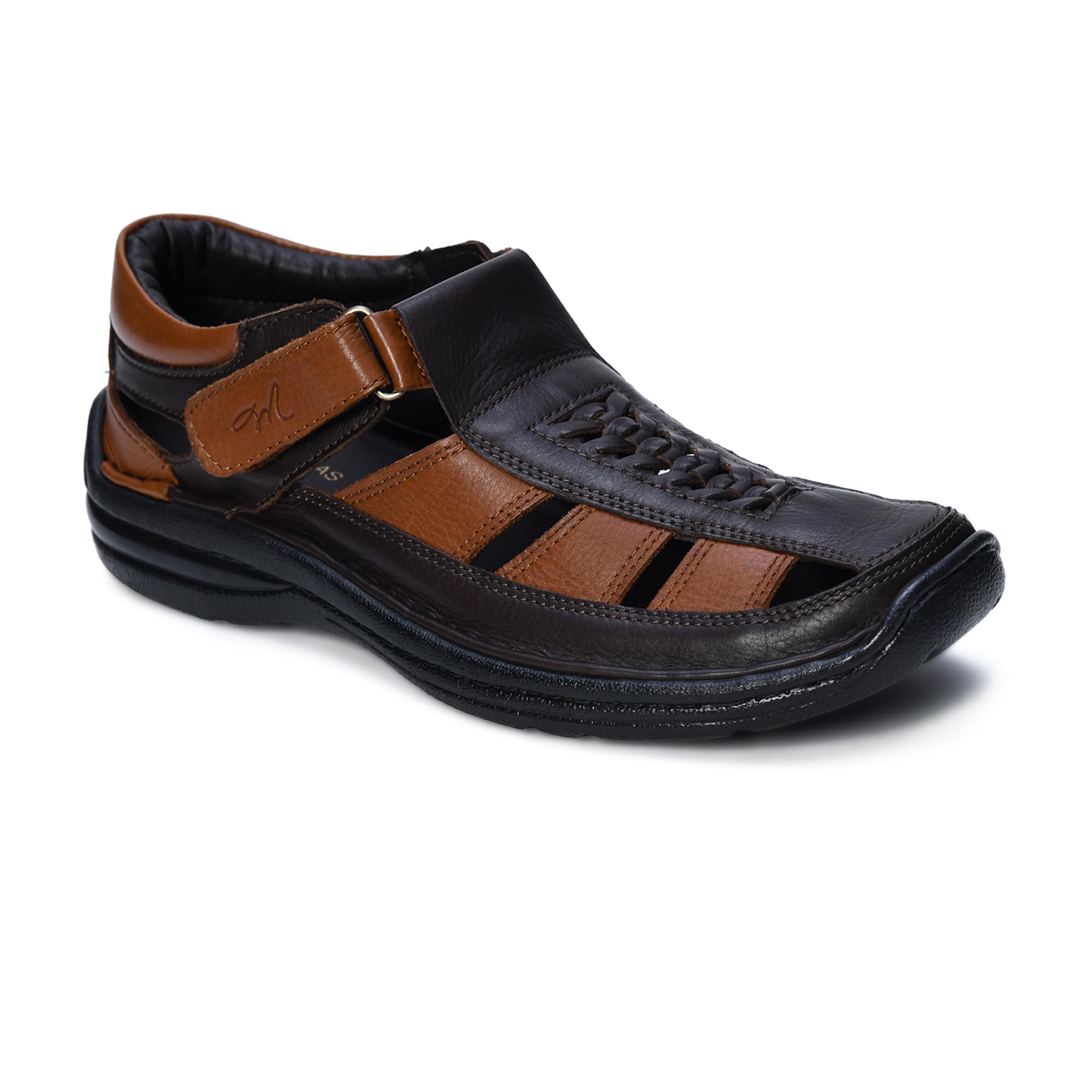 mardi gras Men Latest Fashionable Genuine Leather Lightweight | Comfortable | Cushioned Insole | Slip Resisdent Sandal For Daily And Formal Wear-picture-26