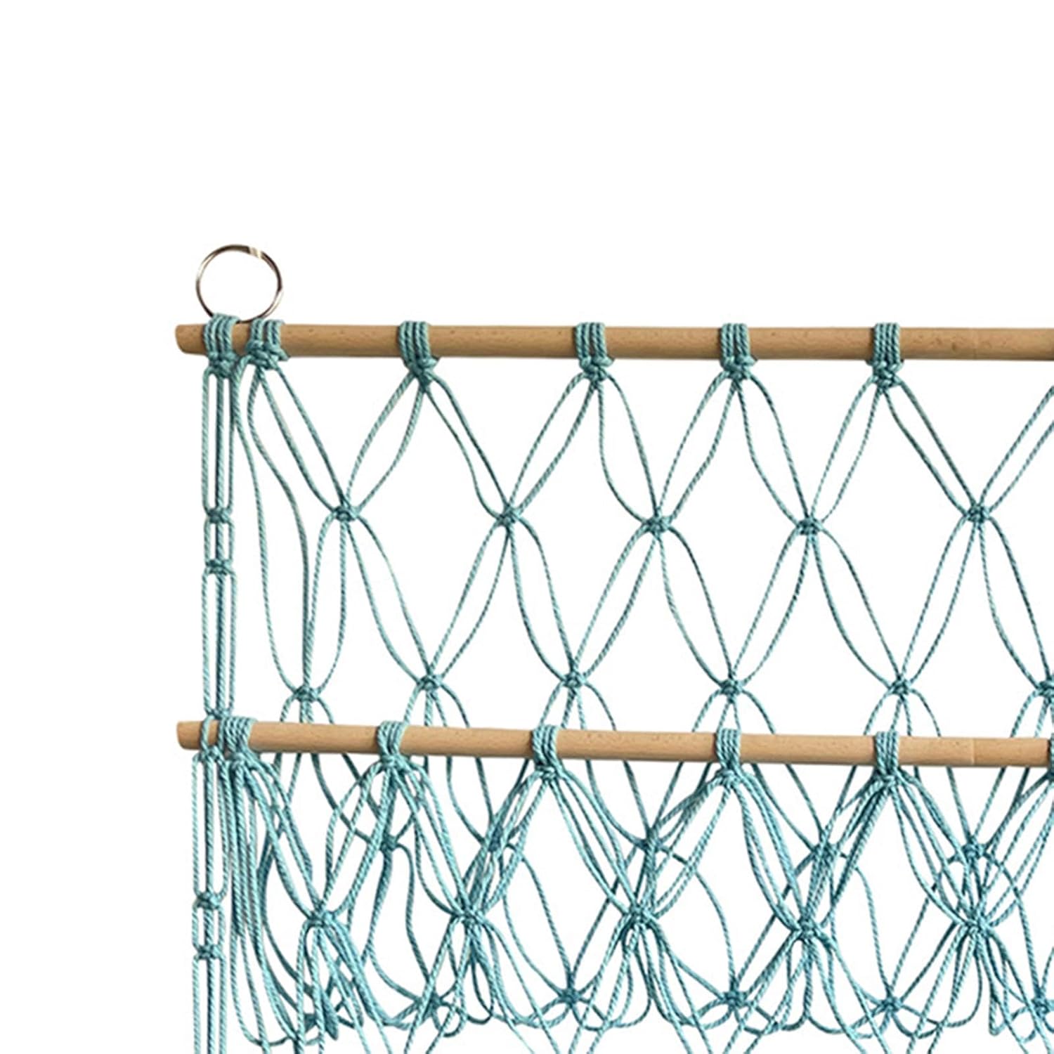 Toy Holder Hammock, Net Organizer for Playroom and Nursery, Blue