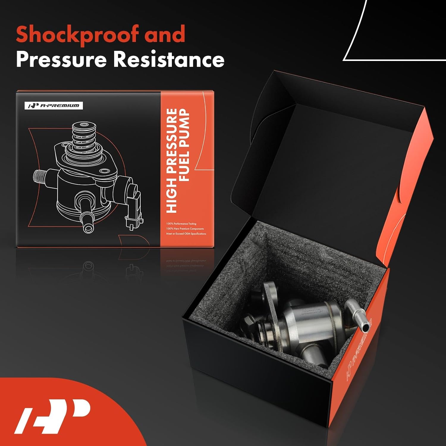 A-Premium Direct Injection High Pressure Fuel Pump with O-Ring and Bolts Compatible with GMC Acadia/Canyon 2017-2019 & Chevrolet Camaro 2016-2019, Colorado 2017-2019 & Cadillac CTS, CT6, ATS