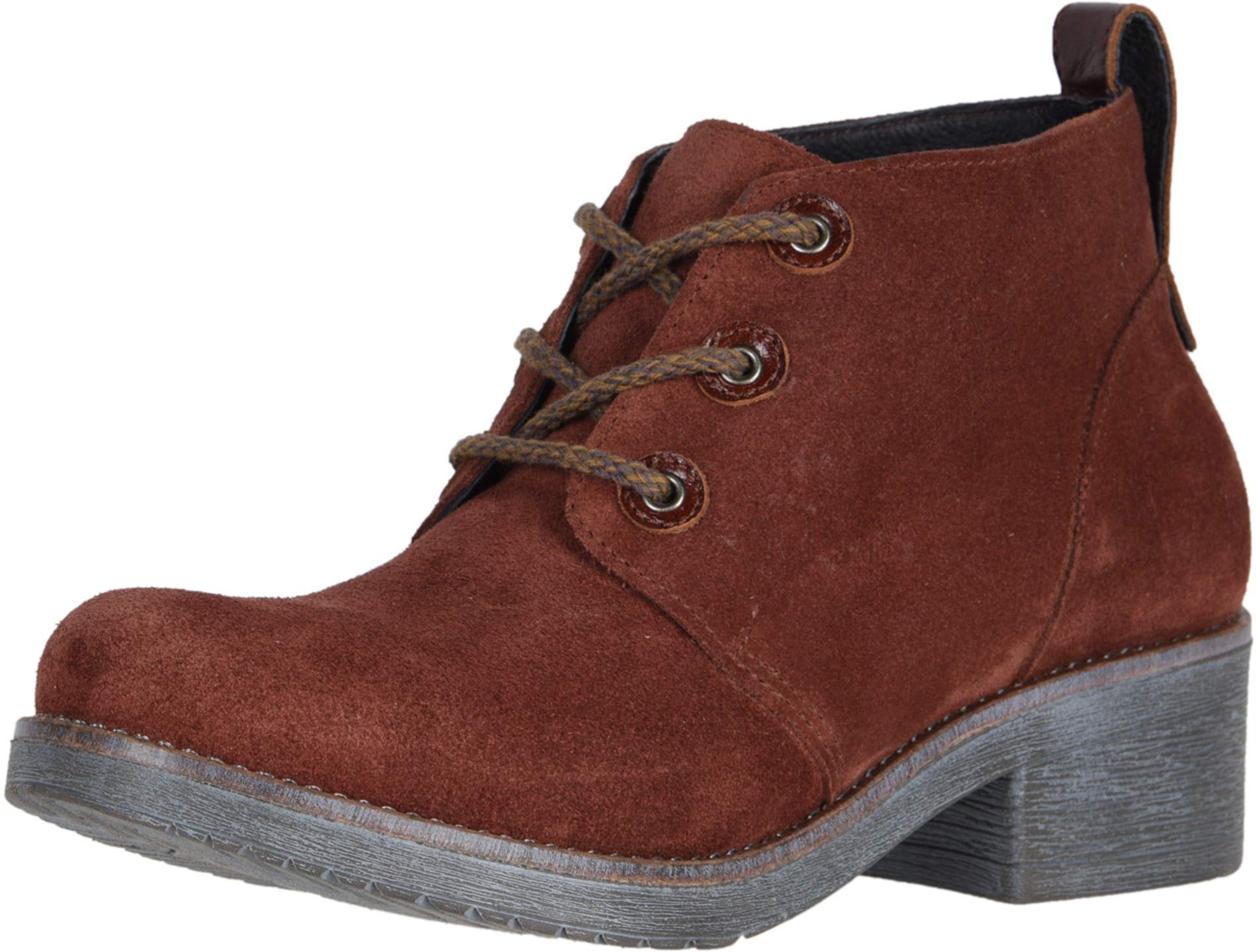 NAOTFootwear Women's Love Boot Rust Suede Combo 8 M US