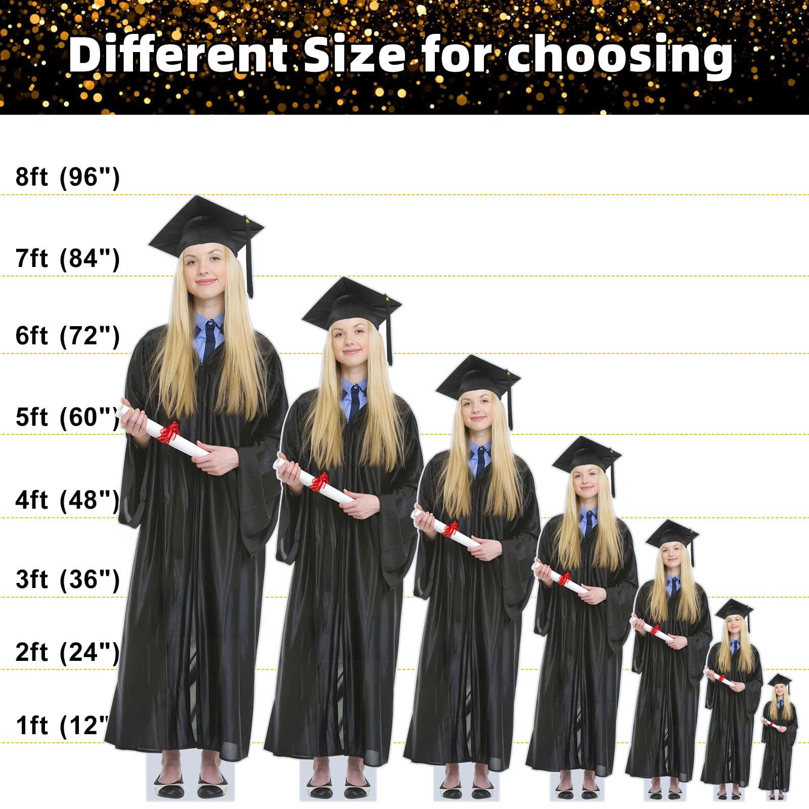 Fun Express - School Days ABC Standup (3pc) - Party Decor - Large Decor - Floor Stand Ups - 3 Pieces