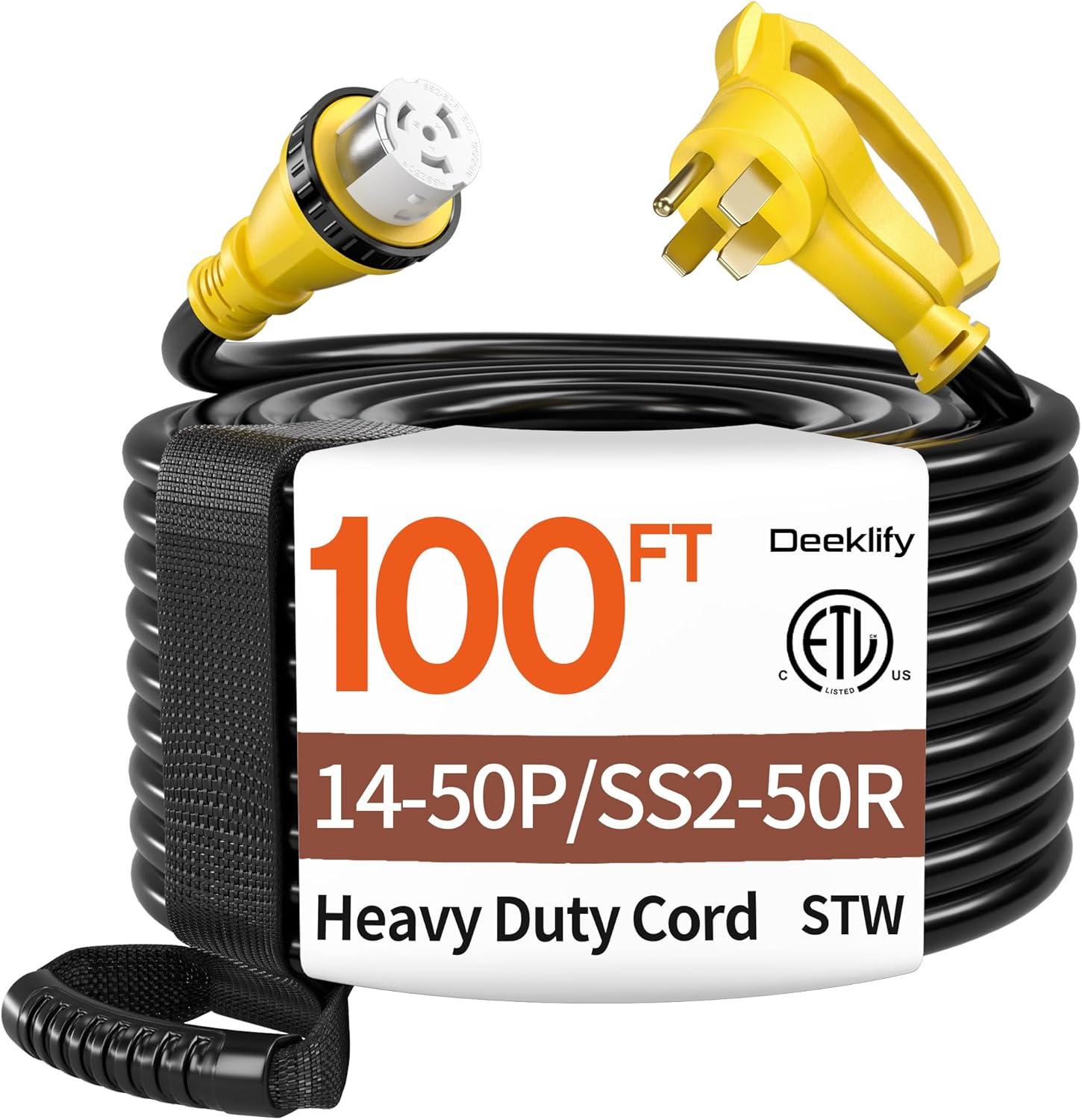 Deeklify 100FT 40 Amp Generator Cord Review: Best for Backyard Power & Lawn Emergencies