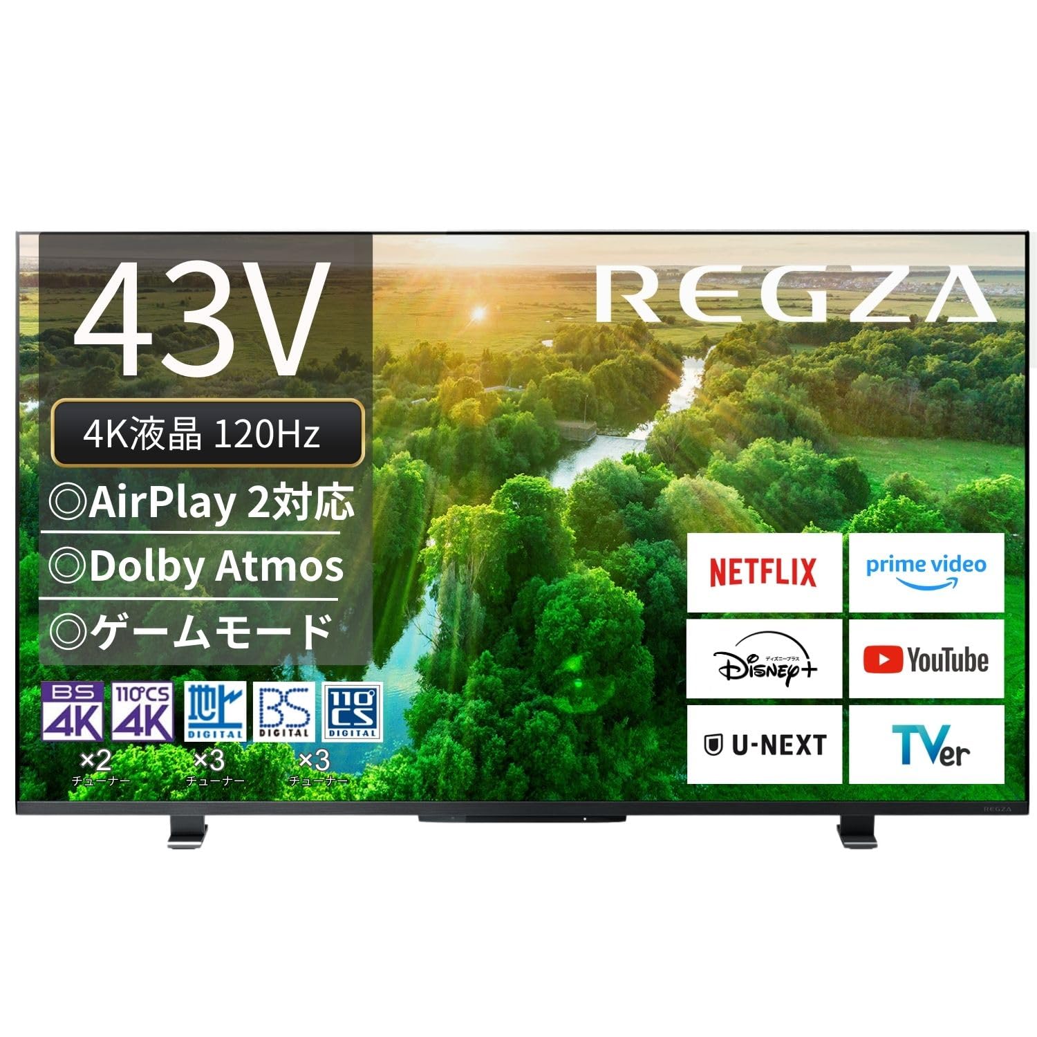 Amazon | レグザ 43インチ 4K液晶テレビ 43Z570L 4Kチューナー 