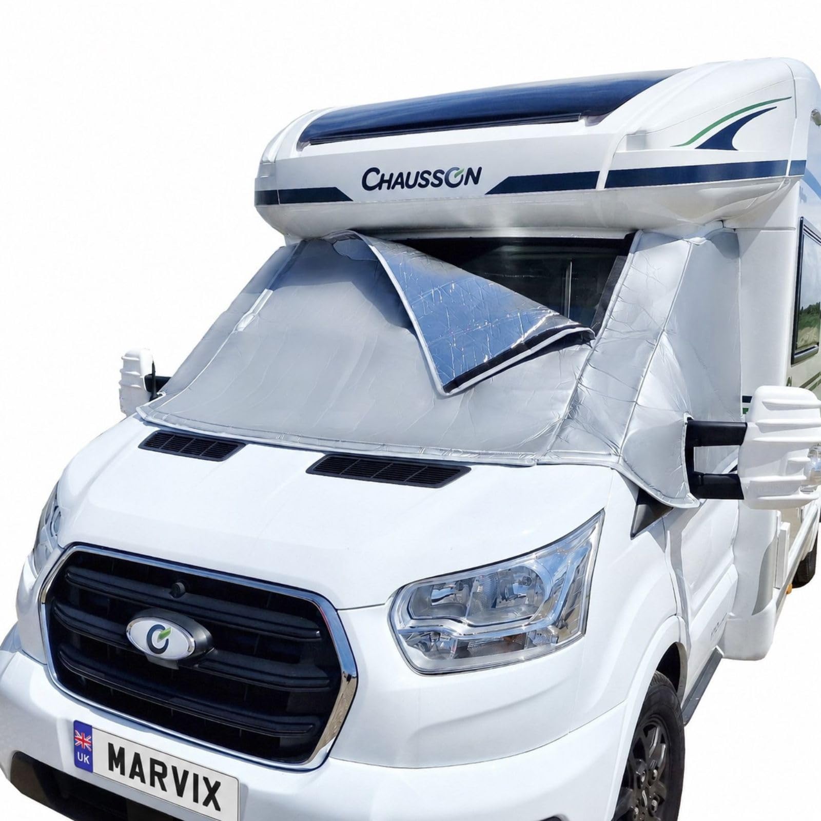 Oscurecedor Tèrmico Exterior para Ford Transit de 2015-2025 MK8 y MK9 Isotèrmico Cubierta Protectora Solar para Exteriores