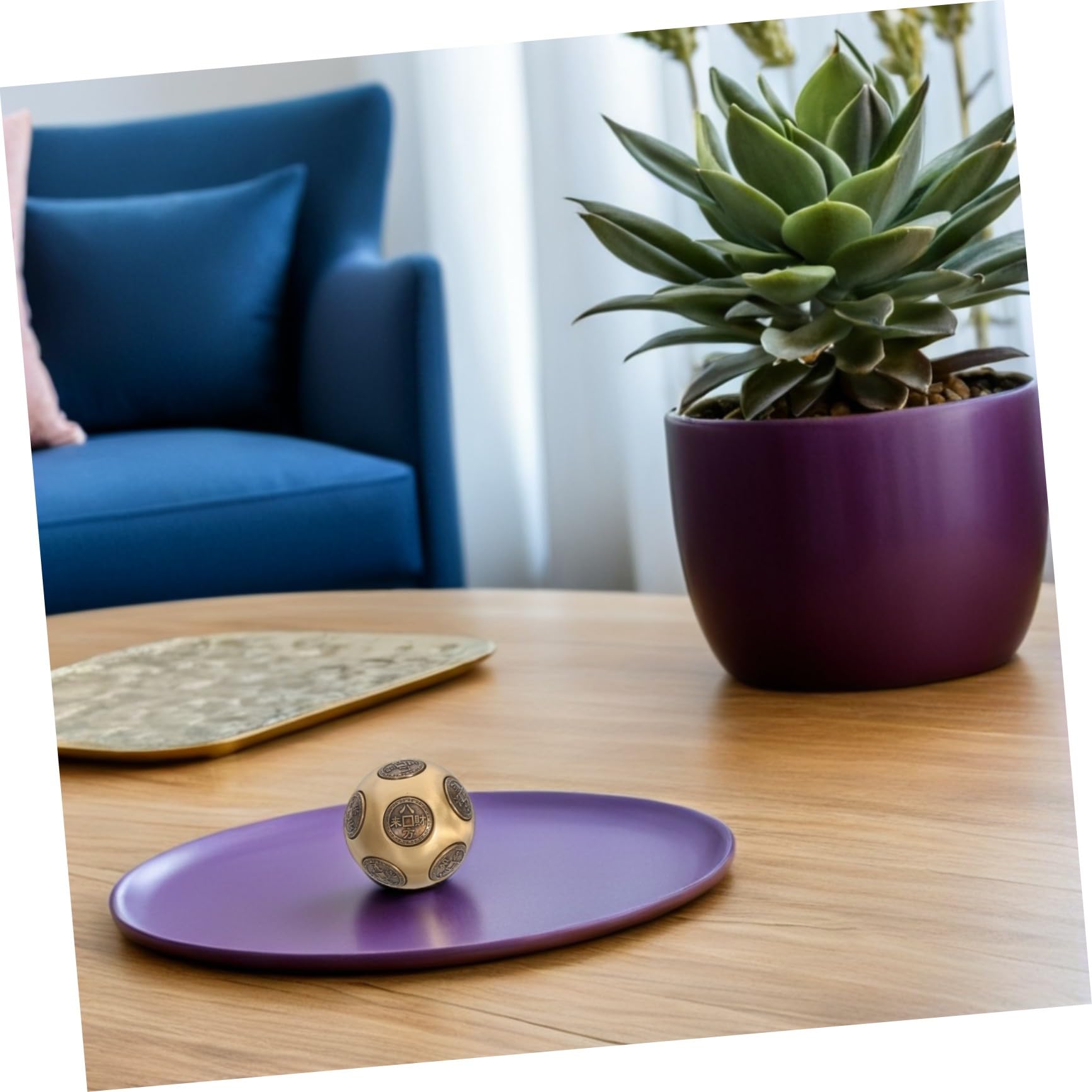 Healeved Mosiężna Dwunastościenna Piłka Do Ćwiczeń Dłoni z Obrotowymi Ścianami Solidna Fitness Piłka Do Wzmacniania Chwytu i Terapii Rehabilitacyjnej Przenośna Codziennych Treningów