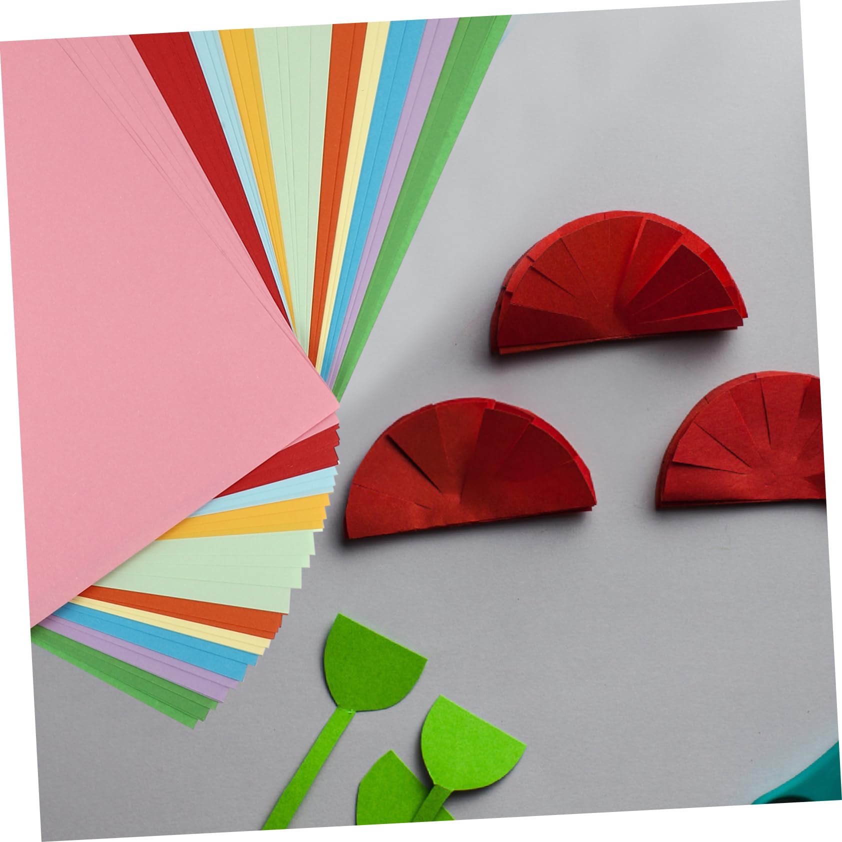 100 Pezzi Carta Colorata per Carta da e Origami Colori Misti per Lavoretti Creativi e Progetti DIY