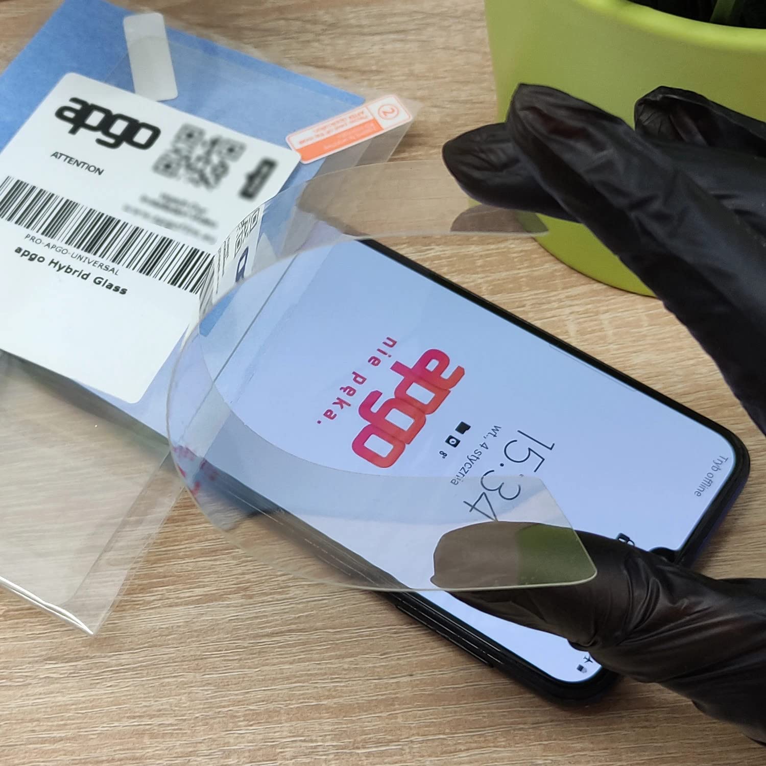 apgo Hybrid Glass 9H Screen Protector dla DJI Osmo Pocket 3, szkło hybrydowe 9H, zamiennik hartowanego