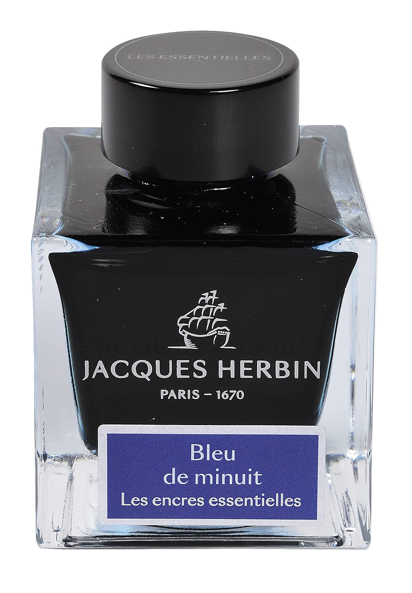 Jacques Herbin Essentials Ink 50ml - Bleu De Minuit