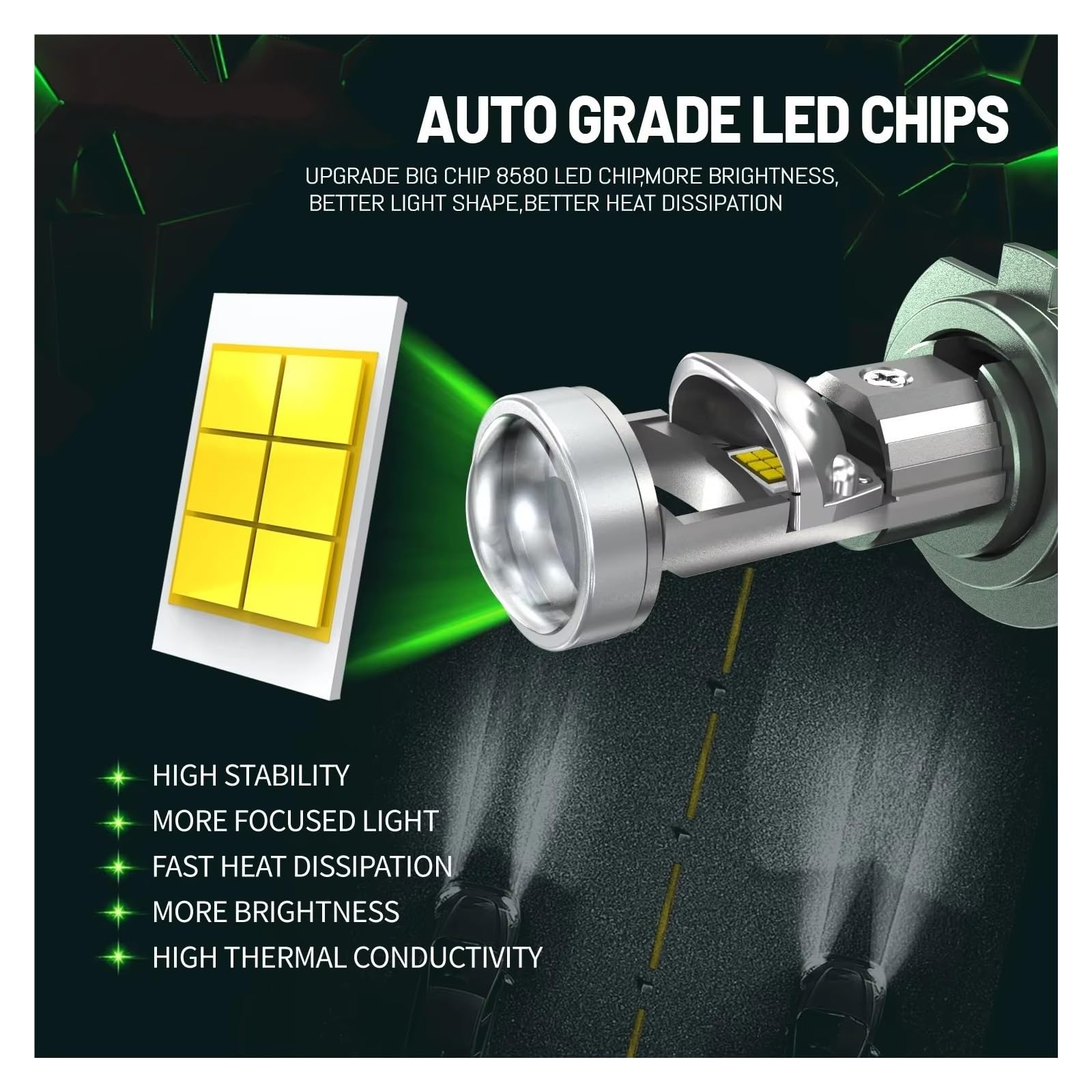 Montaje Faros H11 H4 1000W CANBUS Bombillas De Lente Proyector LED Para Coche 1200000LM Faros 9005 9006 H7 6000K Blanco 12V 24V Faro Automático