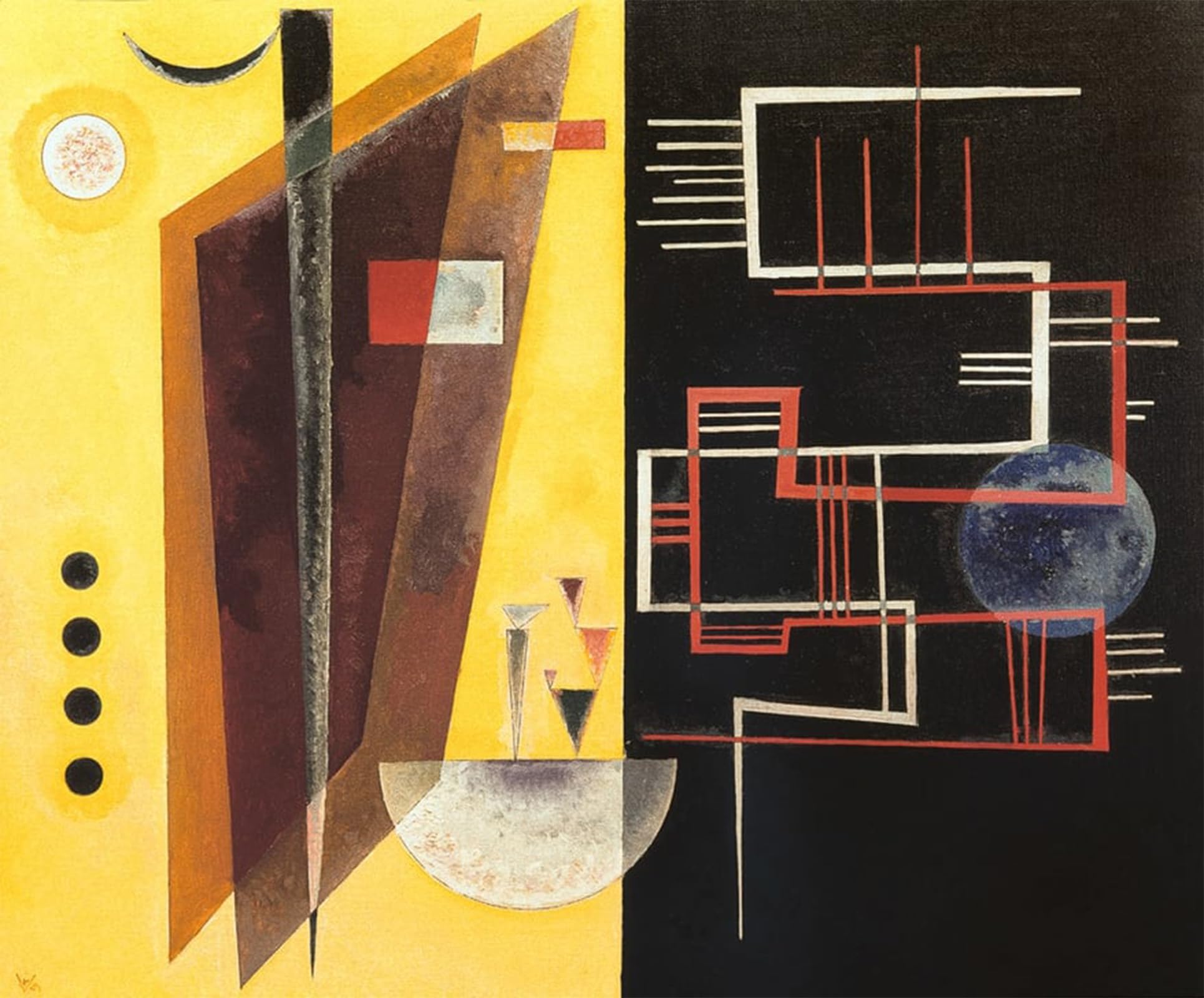 ARTXLXXBN Famous Art Print Poster Vintage Wall Art Inner Union by Wassily Kandinsky Canvas Art Poster for Home Decor 60x90cm