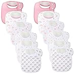 Benoxine Baby Bibs Soft and Absorbent Organic Cotton Bandana Drool Bibs Set for Boys Girls Newborn 0-36 Months