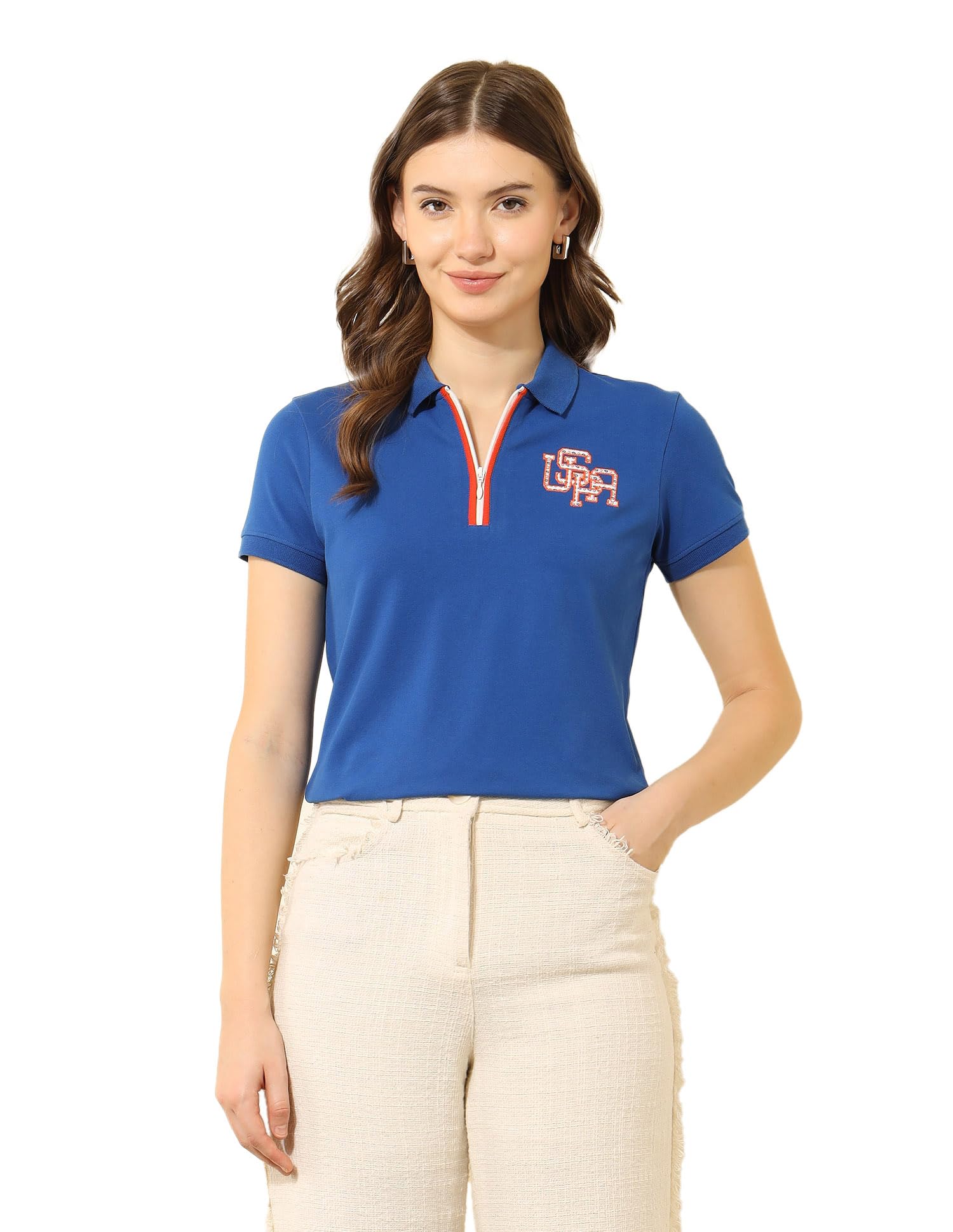 u.s. polo assn. Regular Fit Brand Printed Polo Shirt (UWSS25PTS299_Blue_M)-picture-17
