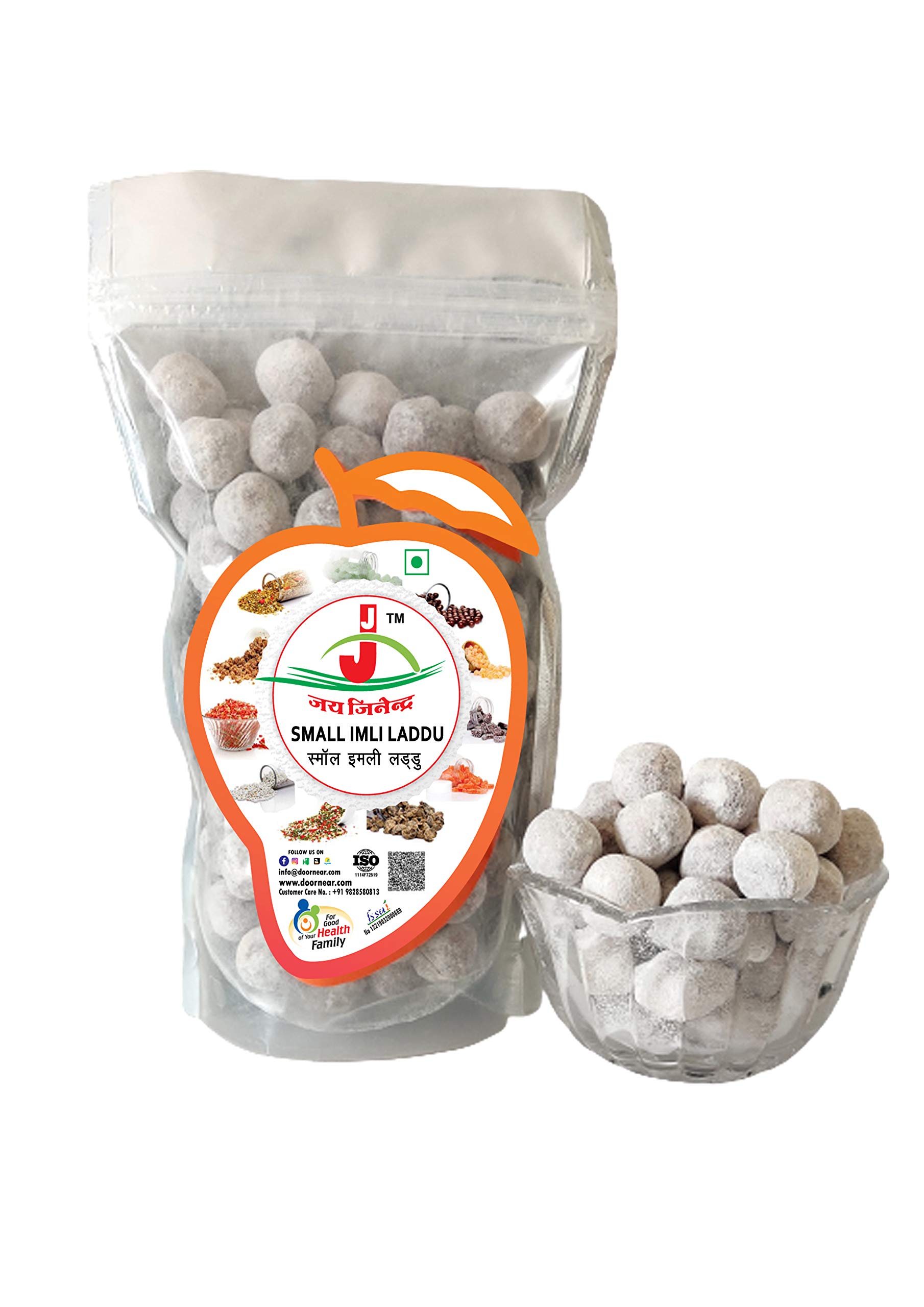 Jai Jinendra Premium Churan Mukhwas - Traditional Indian Digestive & Mouth Freshener (imli laddu, 900g )mli Laddu Small Imli Ladoo Candy Digestive Imli Pachak Goli Chatpati Imli Candy