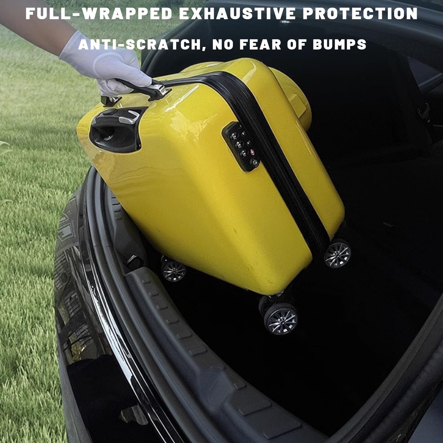 Arcoche Protector de Parachoques Trasero para Tesla Model 3 2025 2024 Highland Accesorios ABS Protector de umbral de Puerta del Maletero para Model 3 Hgihland Accesorios