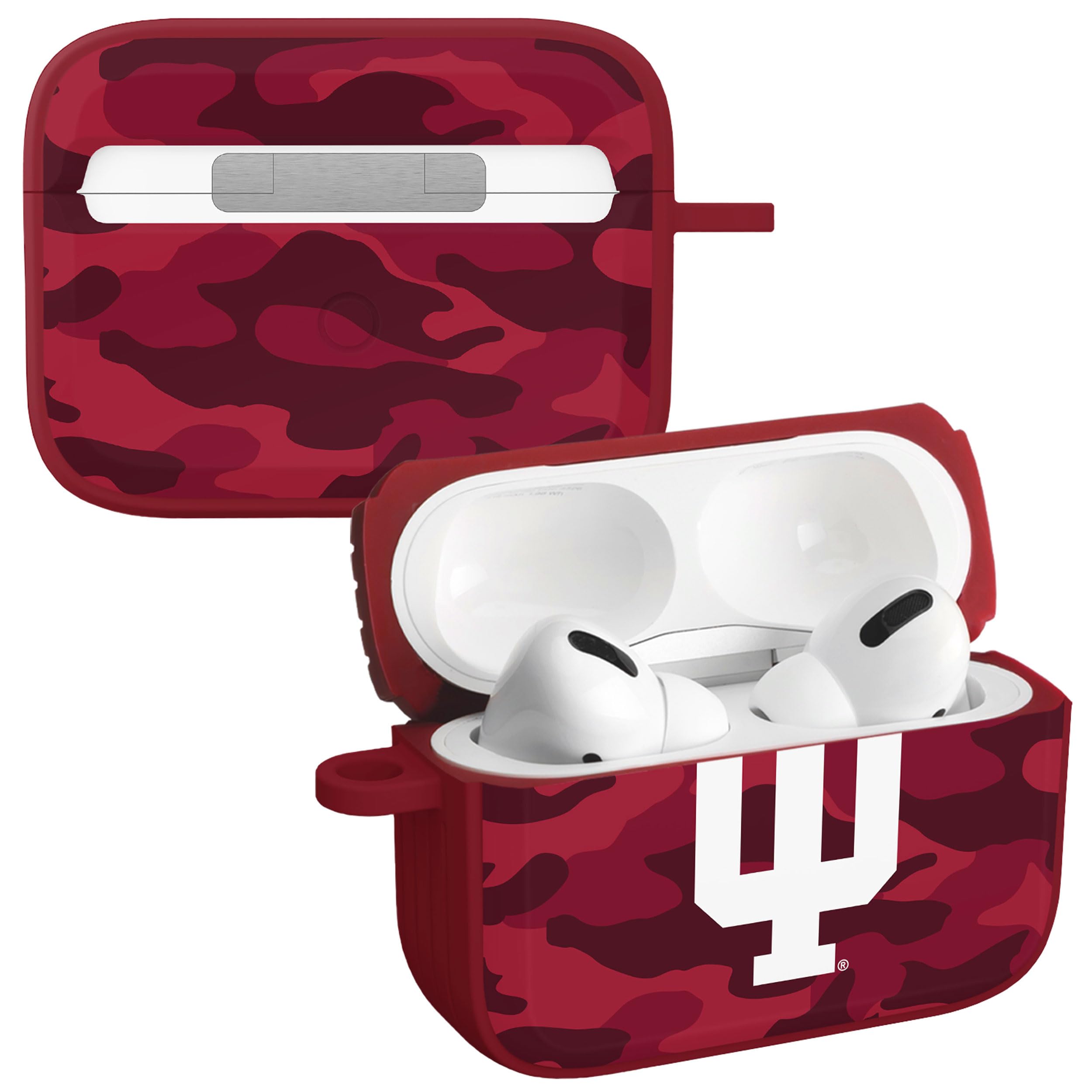 AFFINITY BANDS Indiana Hoosiers Camo HDX Case Cover Compatible with Apple AirPods Pro