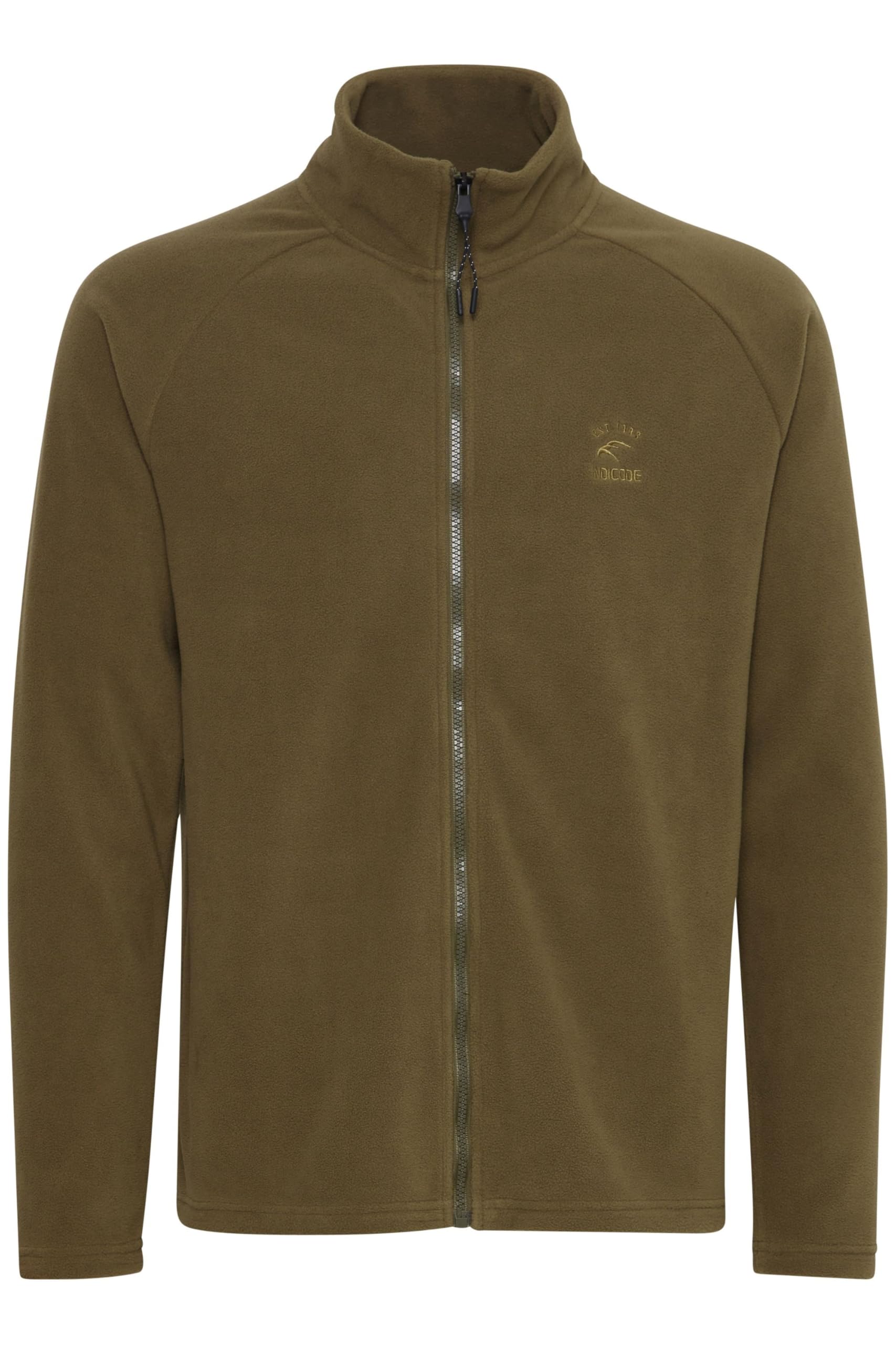 Indicode IDMandu Herren Fleecejacke Sweatjacke Jacke mit Stehkragen