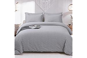 HYMOKEGE Light Grey Bedding Set: Luxurious Comfort for Every Night