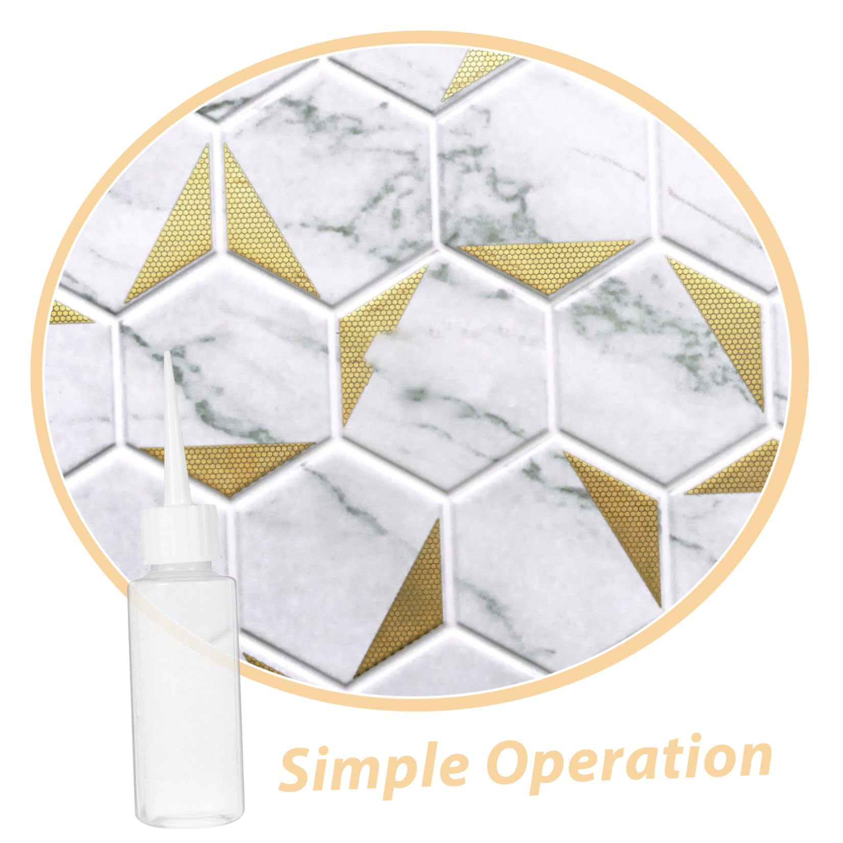4 Flaconi Dosatore per Colla in Plastica da 50ml Beccuccio a Goccia e Tappo a Pressione, Flaconi per Colla Piccoli per Laboratori e Progetti Fai da Te, Bottiglie Squeeze