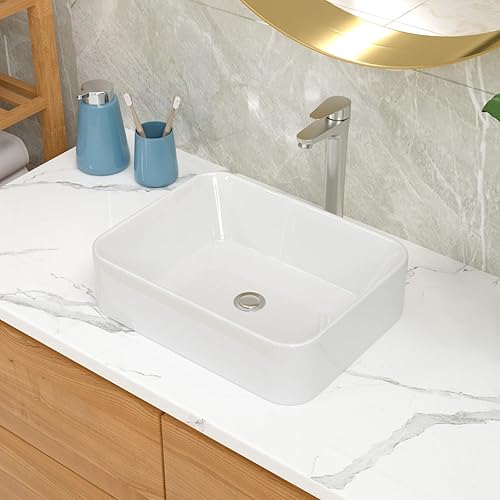 Miniatura 29 de Ordear - Lavabo de baño color blanco, para encimera.