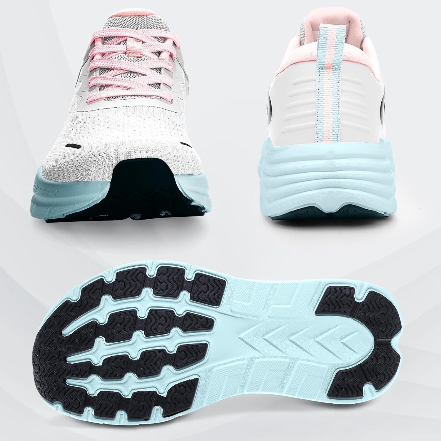 Women's Wide Toe Box Walking Shoes Non Slip Running Tennis Athletic Gym Workout Shoes Cushioning Wide Width Fashion Sneakers