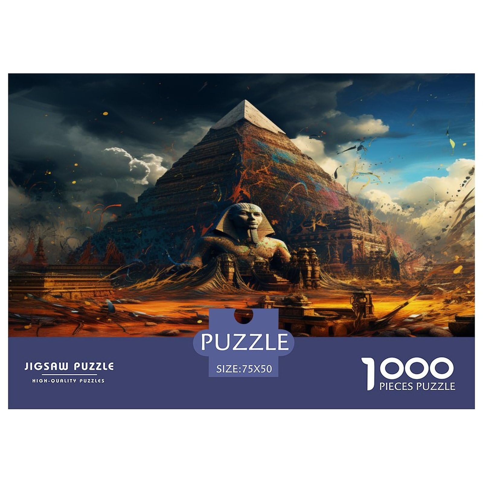 Kleopatra Puzzle 1000 Teile – Für Erwachsene, 75x50 Cm, Mit Poster