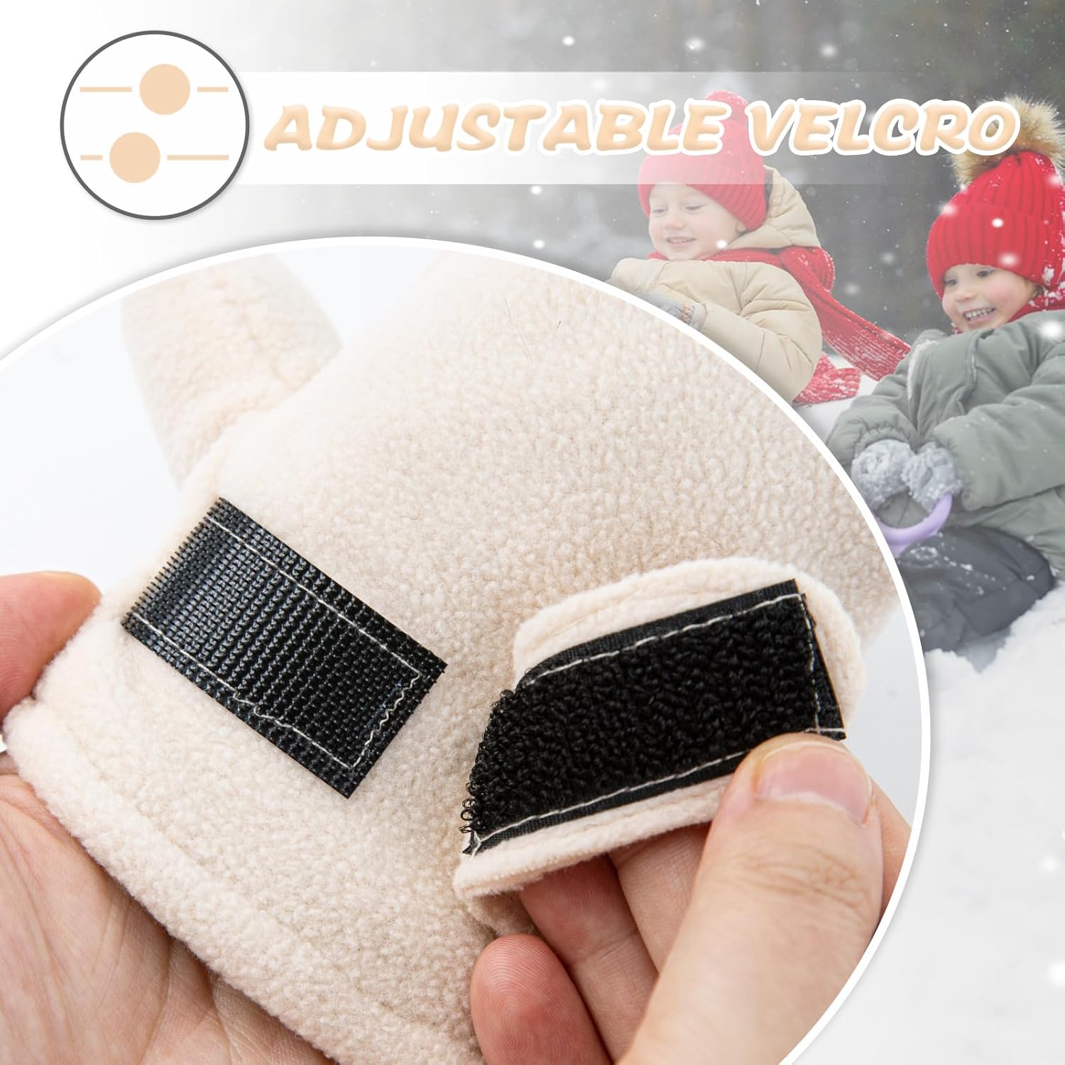 BAVST Baby Toddler Winter Mittens Girls Warm Fleece Lined Gloves Kids Sherpa Lined Mittens for Boys - Image 5