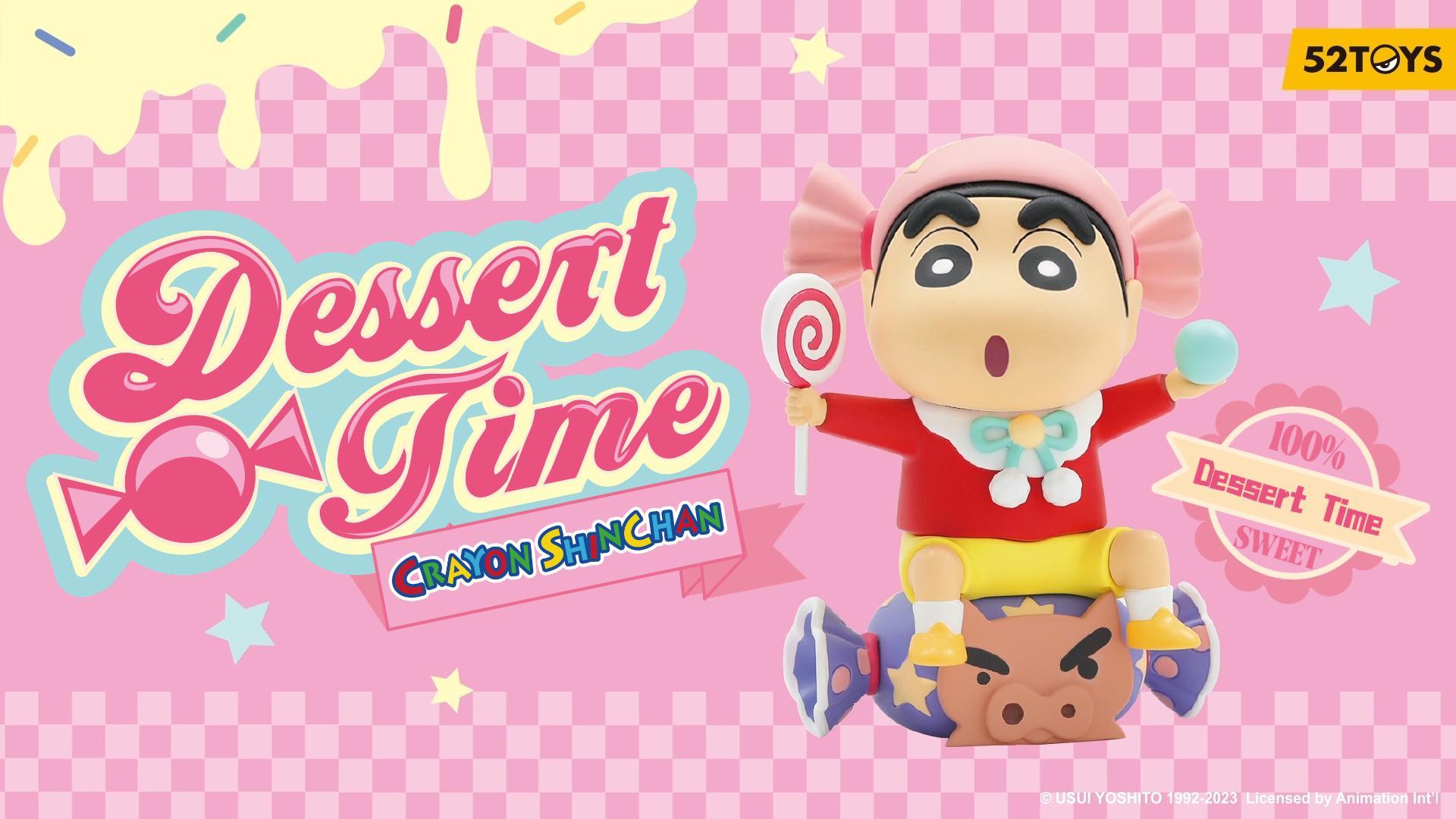 52TOYS Crayon SHIN CHAN Dessert Time Series Blind Box Figure