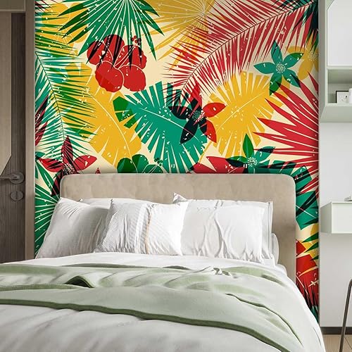 Miniatura 2 de Papel tapiz de papel floral para cocina, retro, vintage, fondo de TV, fácil de quitar (40 pulgadas de ancho) x 31.5 pulgadas de alto