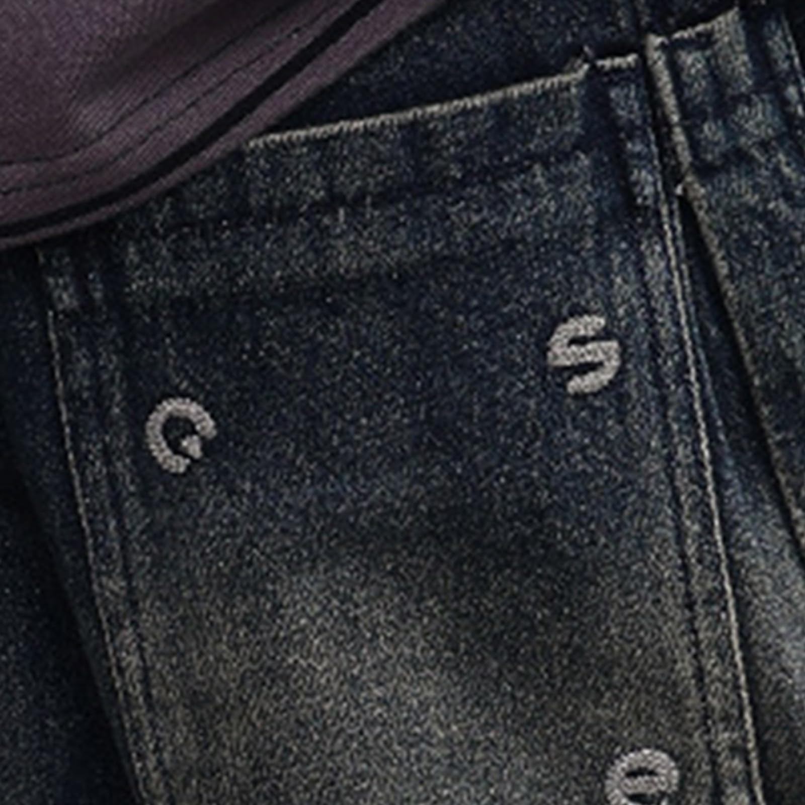 Genérico Pantalones Chandal Niño Pantalones Vaqueros de Invierno para Niños Grandes con Corte Holgado y Pierna Recta para Uso Diario Escolar