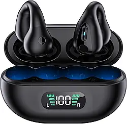 Fone De Ouvido Bluetooth Condução Óssea À Prova D'água Para Esportivo Academia Aptidão de Condução óssea Adequada Para Corrida