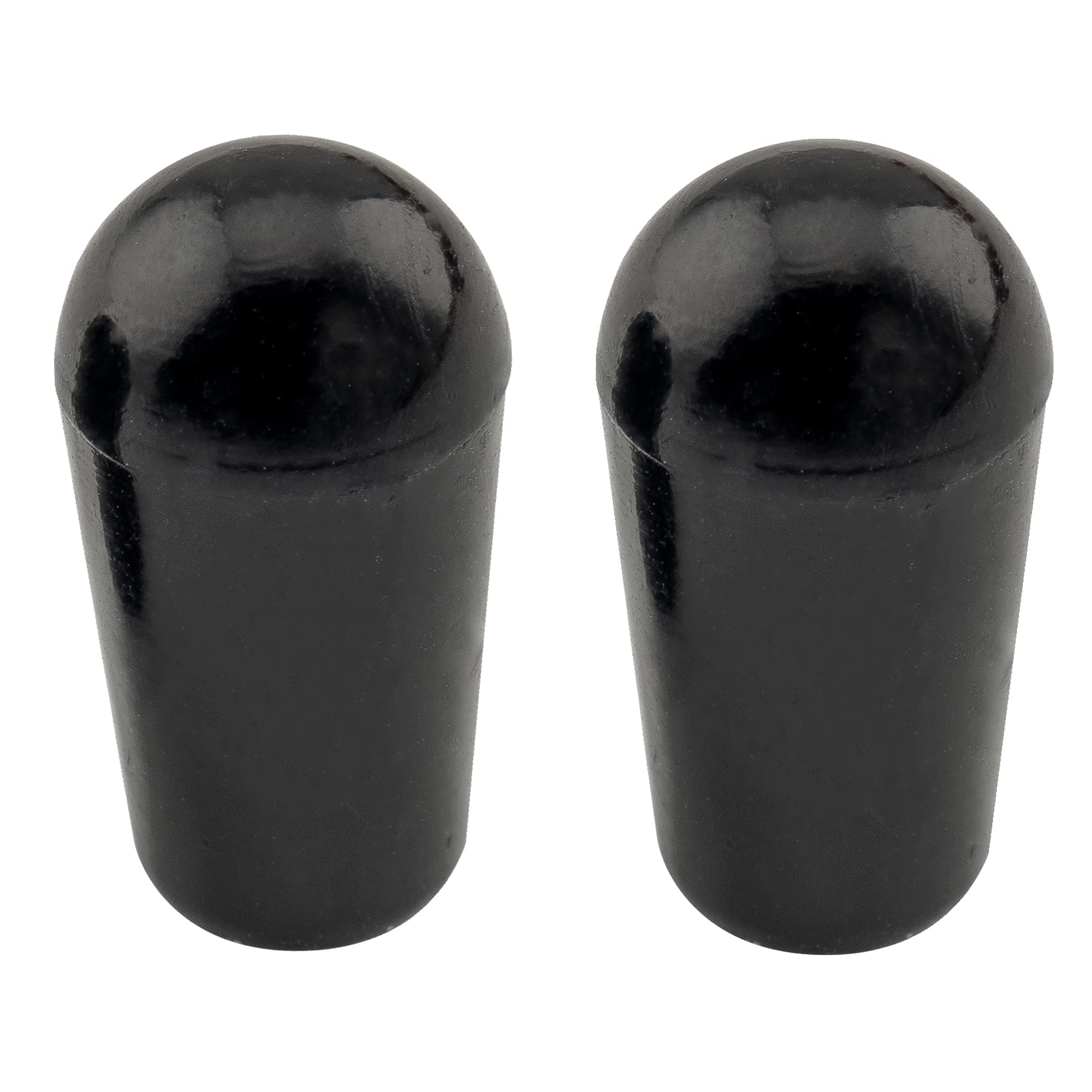 Musiclily Pro Inch Size Thread Plastic Guitar Toggle Pickup Switch Tips for Les Paul Style Black(2 Pieces) - Image 3