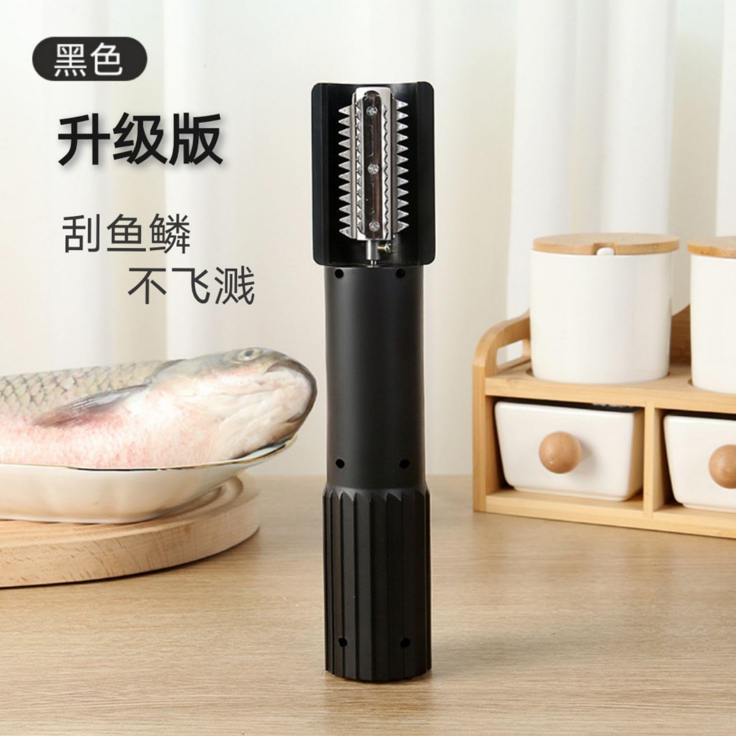 2025新款家用电动鱼鳞神器手持式充电全自动不锈钢刀头去鱼鳞器具 KCookware Accessories - 1160