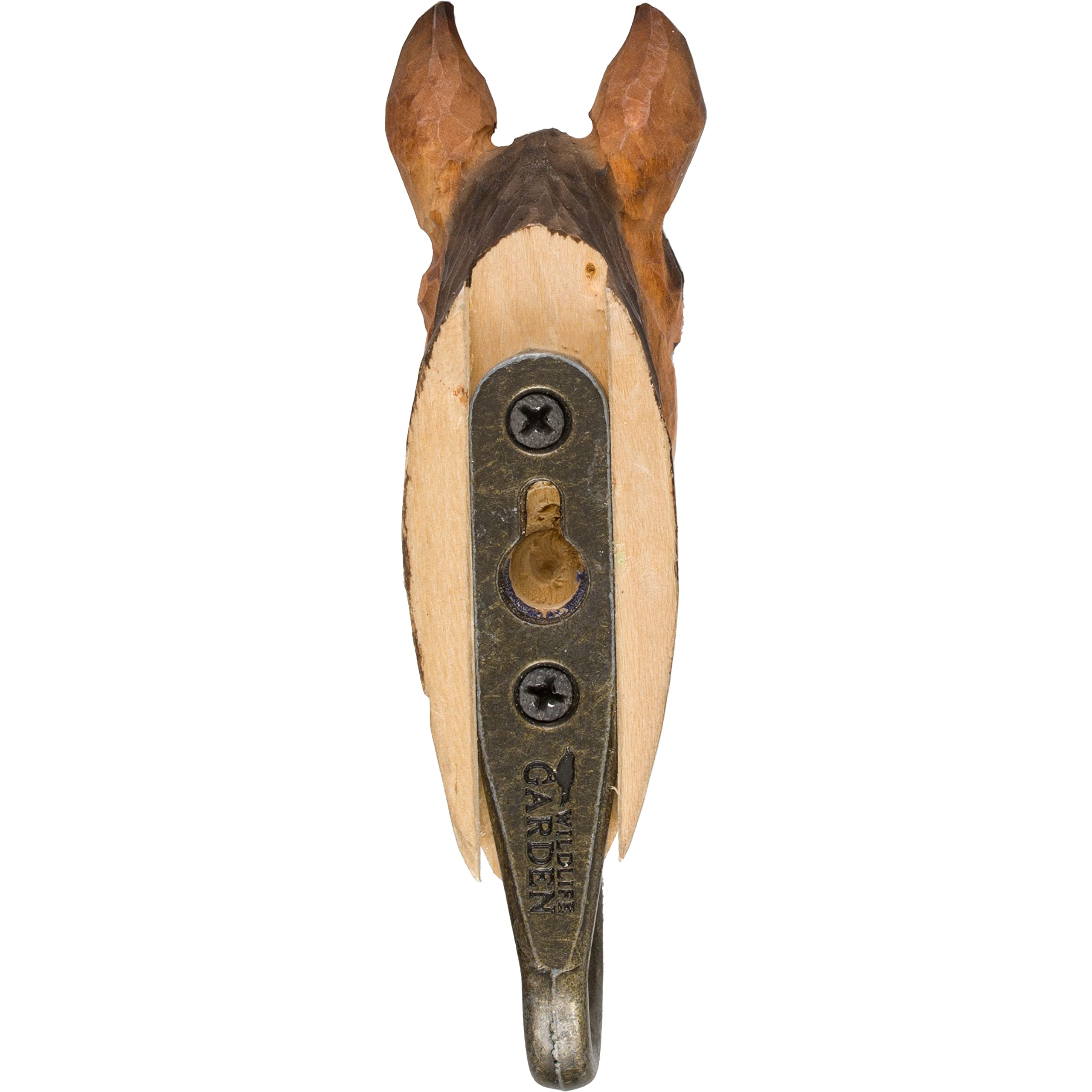 WILDLIFEGARDEN, Hook Arabian Horse (WG513), Hand Carved Decorative Coat Hook, Wall Mounted, Made of Wood and Metal - Image 3