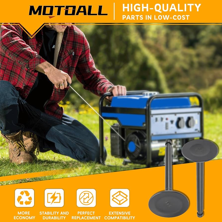 MOTOALL 23pcs Generator Engine Valve Push Rod Replace for