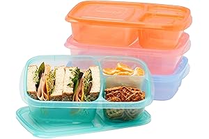 Reuseable Lunch Container - Bentgo Easyboxes, Stackable Lunch Boxes for Kids and...