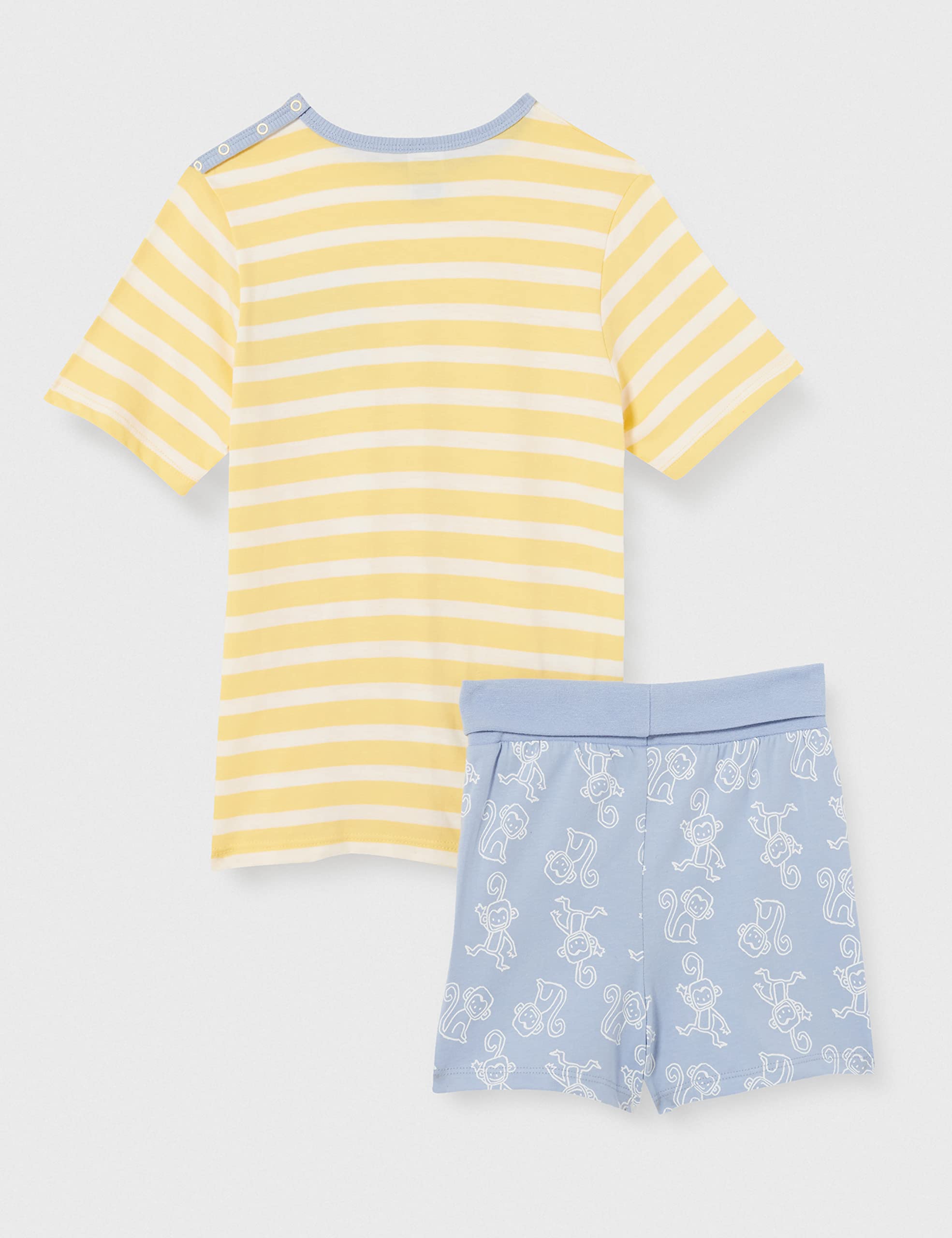 Sanetta Baby-Jungen Pyjama Short Gelb Kleinkind-Schlafanzüge