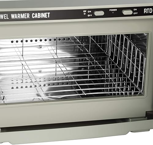 Miniatura 6 de Artist hand Armario calentador de toallas calientes, calentador de toallas de gran capacidad de 16 L, armario de acero inoxidable de calentamiento