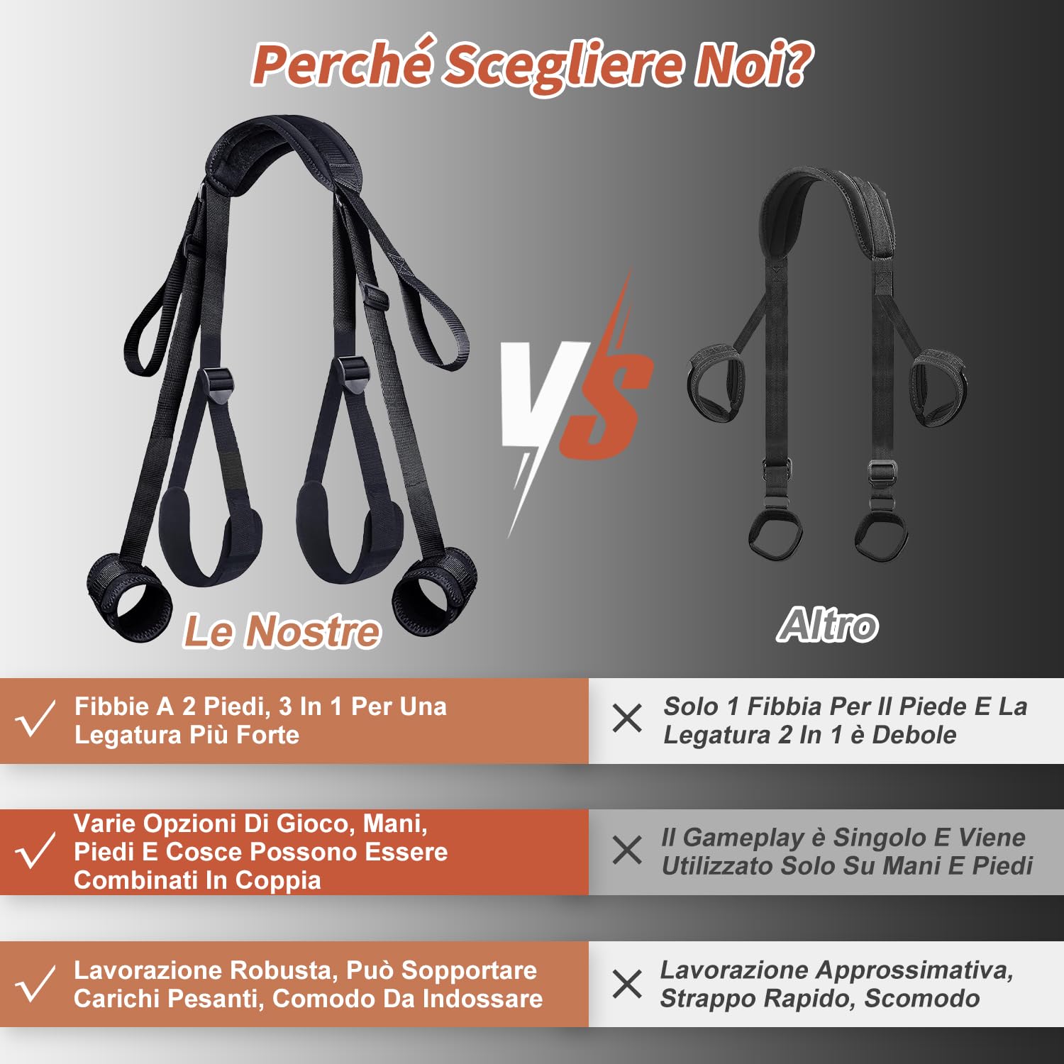 Manette per Coppia Manette Sexishop Manette Sexyshop Nere Sexytoysys Coppia Donna Sexyshop Per Lui e Lei 5 Kit
