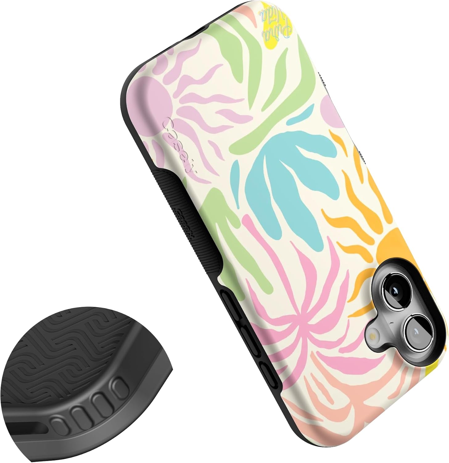 Casely iPhone 16 Case | Pura Vida | Oasis | Bold Protective Design | Compatible with MagSafe