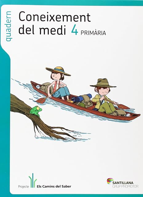 Portada de Quadern con. Medi els Camins del Saber 4º Primaria