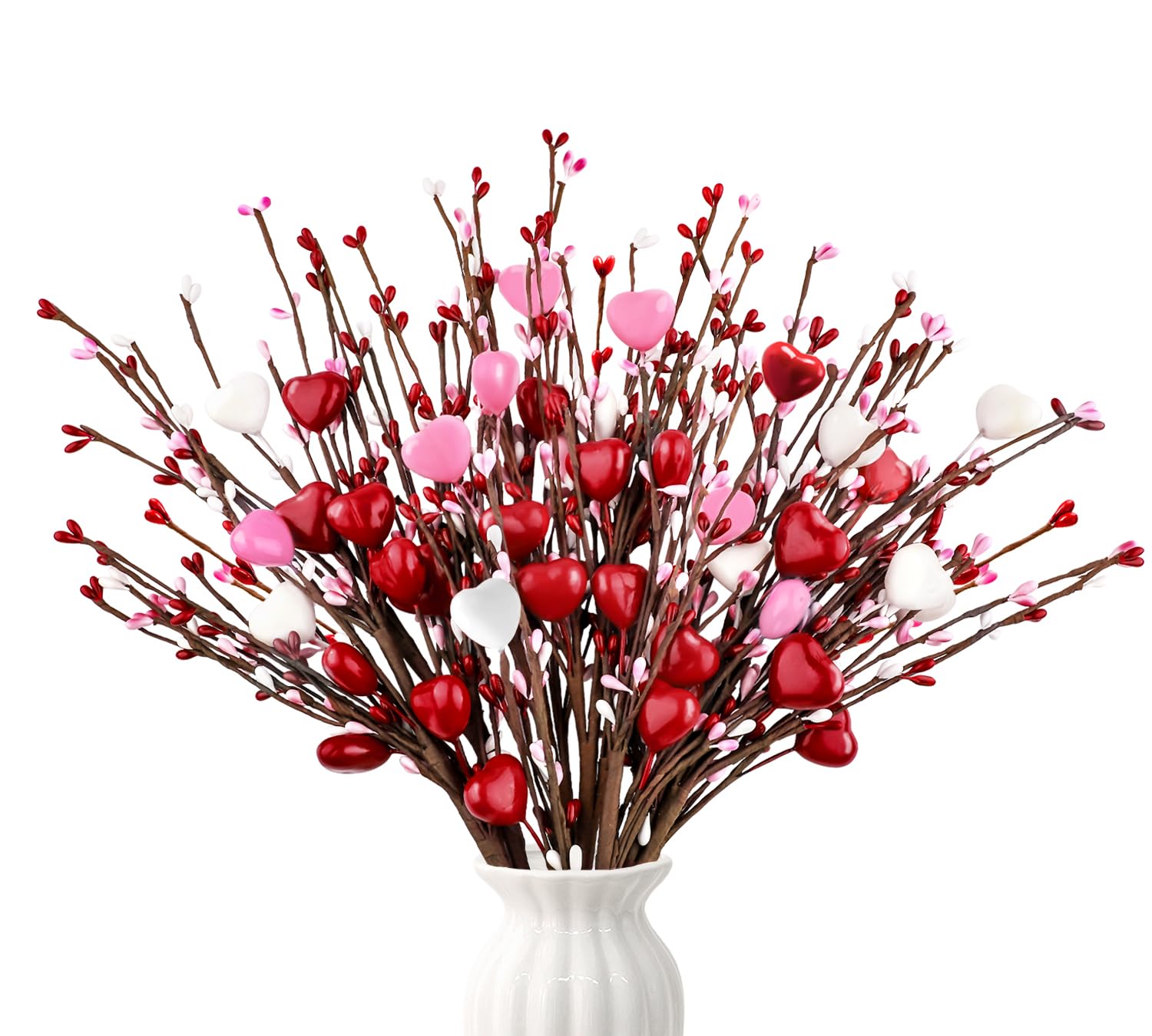 Fleurs artificielles Saint-Valentin Yunfan bouquet cœur décoration table de mariage