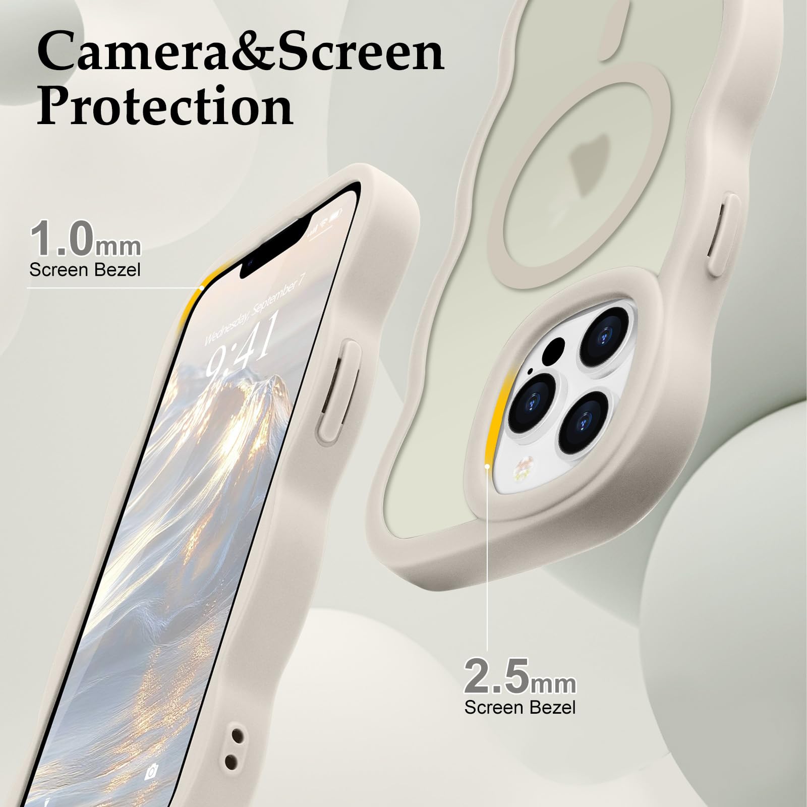 Amazon.co.jp: Pepmune iPhone 13 Pro 用 ケース MagSafe対応 ウェーブ