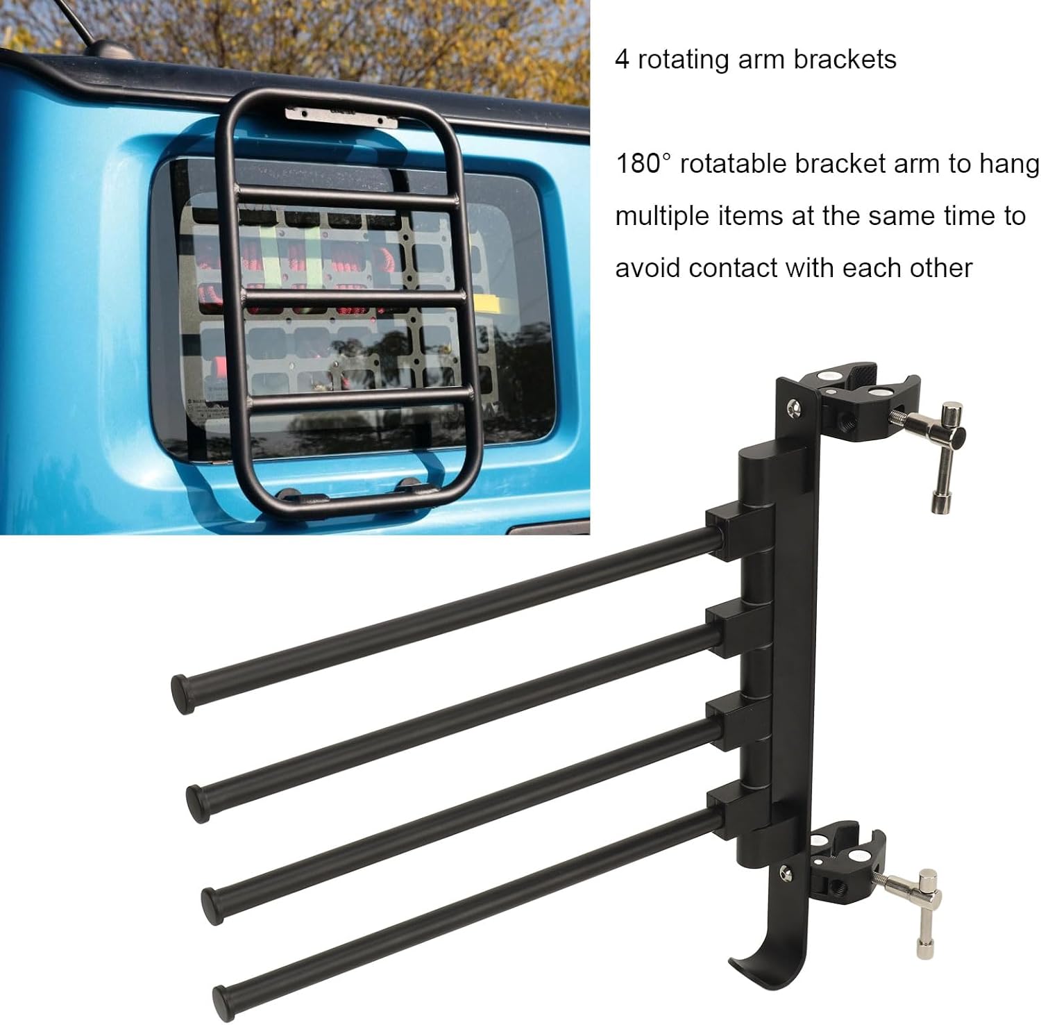 RV 衣類乾燥ラック、アルミニウム多機能防錆 180 度回転可能なタワーハンガーラック、トレーラー用多用途 RV 衣類乾燥ラック