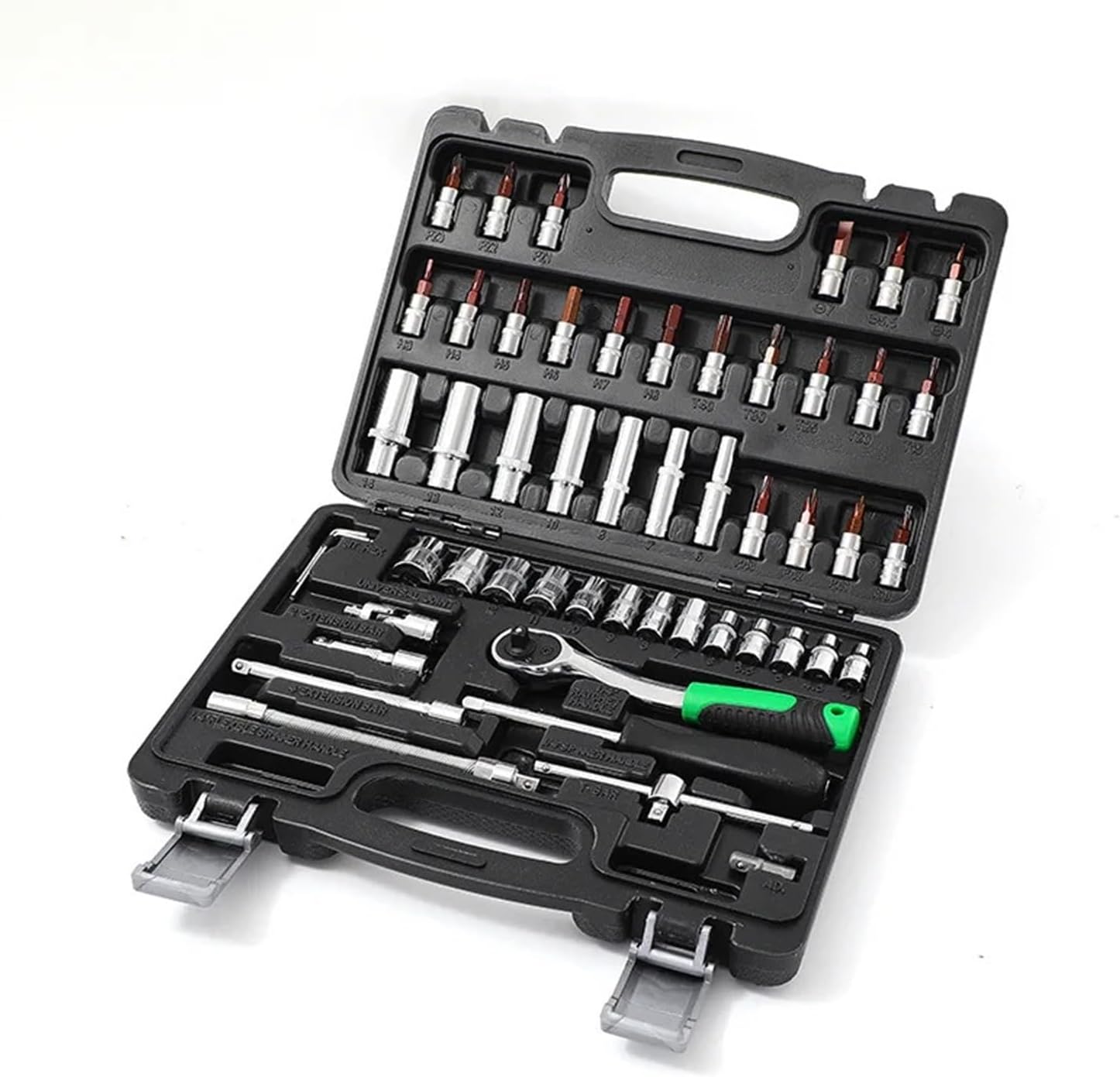 Compatible with Industrial Grade 53-Piece Set of Tools 1/4 Xiaofei Metric Set Simple Set of Household Combination Car Maintenance S