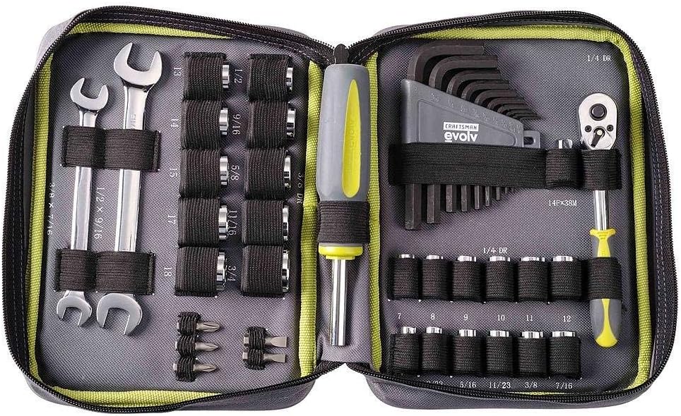 Craftsman Evolv 42 piece Zipper Case Tool Set