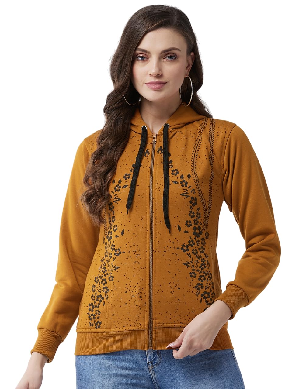 pivl Women's Winter Fleece Printed Jacket - Warm and Stylish-picture-23