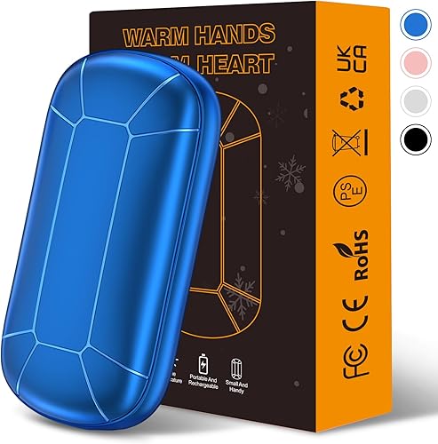 Calentadores de manos recargables de 8000 mAh, calentadores de manos eléctricos portátiles, calefacción de doble cara, calentador de bolsillo USB,